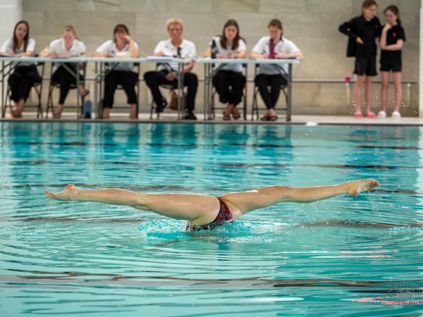 Artistiek zwemmen competitief